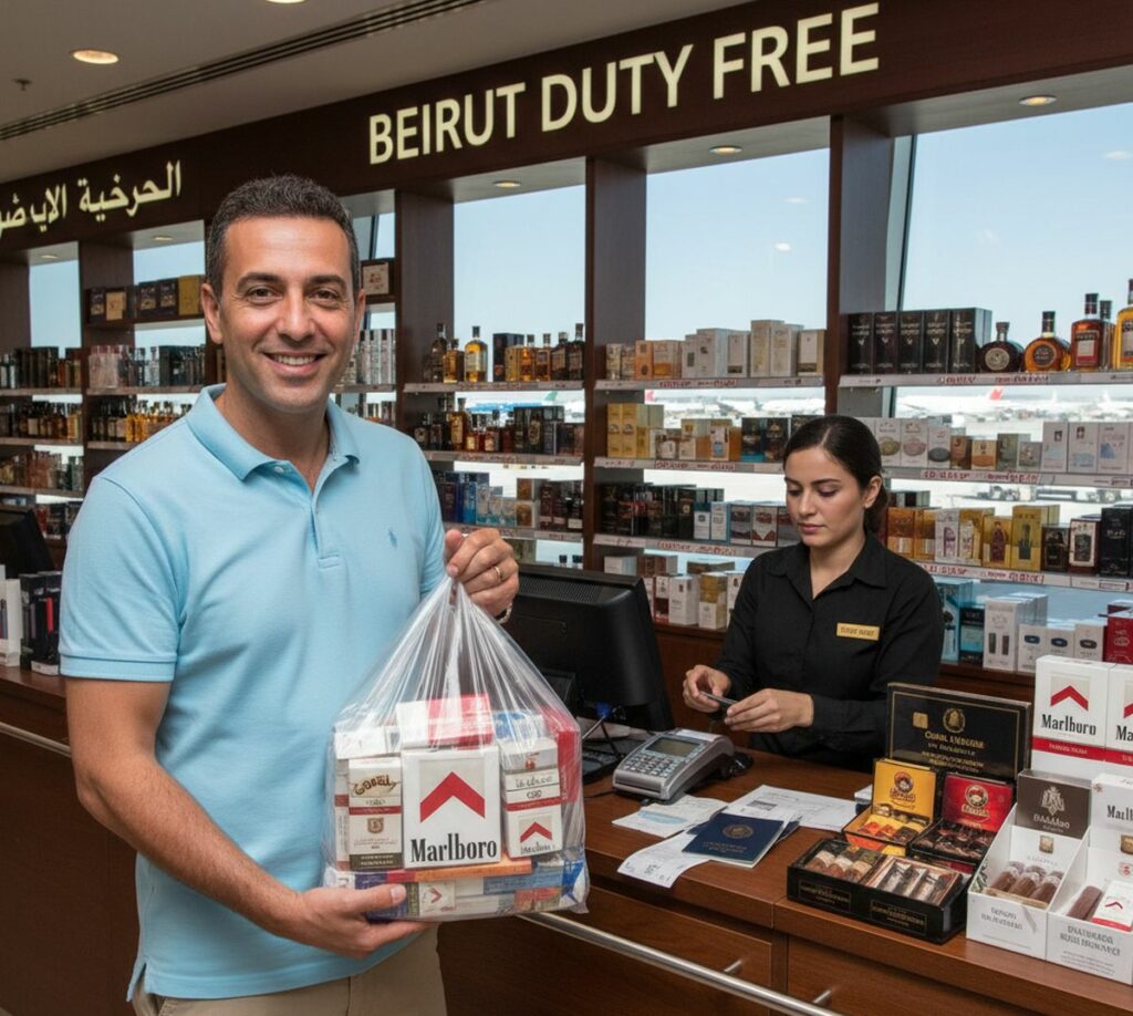 Prix cigarettes duty free Beyrouth